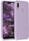 kwmobile Cover per Huawei P20 Lite Custodia - Back Case per Smartphone in Silicone TPU - Protezione Gommata - malva pastello