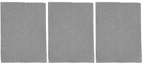 HERCHR 3-teilige Grillmatte für den Grill im Freien, Antihaft-Grillauskleidung Mesh Mats Sheet Barbecue-Zubehör(M)