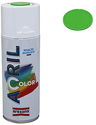 BOMBE DE PEINTURE AREXONS ACRYLIQUE VERT RAL 6018 (KAWASAKI-DERBI) (spray 400 ml) (3981)