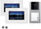 Balter EVO Video Türsprechanlage, Touchscreen, 7 Zoll Monitor, Smartphone App, 2-Draht Bus, Aufputz Türstation für Mehrfamilienhaus, RFID Funktion (2 Familienhaus, Mit App)