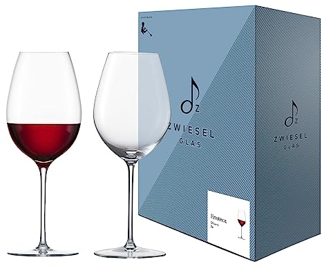 Zwiesel Glas Chianti Rotweinglas Enoteca (2-er Set), in Handarbeit mundgeblasene Chiantigläser, edle Kristallgläser für Rotwein (Art.-Nr. 122191)
