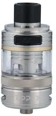 Clearomiseur TPP X - Voopoo - Stainless Steel - sans nicotine ni tabac
