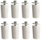 JGR SELECT Fermi per Tapparelle bianchi 40 mm - Tappi per tende bianchi - Include viti e rondelle (8 pezzi)
