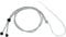 sourcing map 5pcs Jade Rope Nylon Cord Empty Necklace Holder Strings Emerald Rope Adjustable Pendant Braided Necklace Rope for Necklace DIY Crafts Handmade, Grey