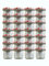 Vitrea 6 x Marmeladengläser kleine 125 ml Gläschen mit Schraub-Deckel Rot Kariert - Einmachgläser - Honiggläser - Sturzgläser Probiergläser für Gastgeschenke & Hochzeit Made in Germany (6)