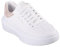 Skechers, Cordova Classic MIGLIOR COMPORTAMENTO Donna, Bianco Duraleather Finiture Rosa, 38.5 EU