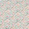 Stoff Meterware Blumen Blüten Flowers Geblümt Musselin Baumwolle - 1 Meter, Mull, Gaze, Windelstoff, Baby, Kinder, Kleidung, Kleider, Röcke, Blusen, Tunika, Sommer (Rosen Blüten Hellblau)