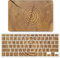 JZ Wood Grain Fall Für MacBook Air 15 with M2 (Models: A2941) Hartschalenkoffer mit Keyboard Cover Set - C