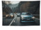 FeoYoed Jdm Car R34 Wandteppich, ästhetischer Wandbehang, Dekoration, Zuhause, Wohnzimmer, Schlafzimmer, Wohnheim, Wandkunst, Wandteppich, klassischer Retro, Gallop-Rennen, 101,6 x 152,4 cm