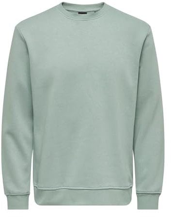 ONLY & SONS Herren Onsconnor Reg Crew Neck Noos Sweatshirt, Chinois Green, XXL EU