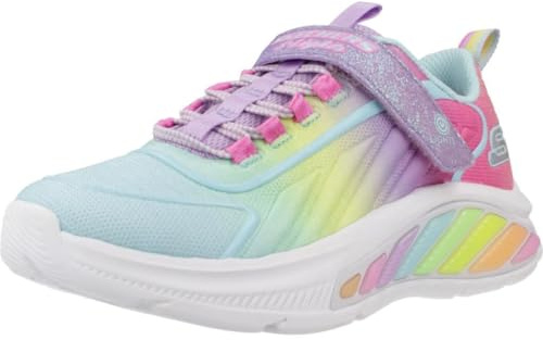 Skechers Rainbow Cruisers 303721L-LVMT, Girl Sneakers,Sports Shoes, Pink, 34 EU