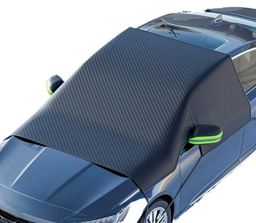 MOOWI Frontscheibenabdeckung Winter für Mini F55, Erhöhen scheibenabdeckung Winter Windschutzscheibe Autoscheibenabdeckung Faltbare gegen Frost Schnee EIS