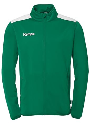 Kempa Herren Emotion 27 Poly Sport-Jacke, Lagune/weiß, 140 EU