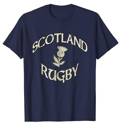 Schottland Rugby Jersey Vintage Scottish Rugby Shamrock T-Shirt