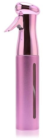 TMAOZW 300ML Salon Spray Bottle Can Hairstyling Beauty Flask Continuous Sprayer Suitable for Hair Mister Spray Bottle Hair Spray Bottles (Color : Purple, Size : 300ml)