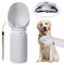 VacFreKep 550ml Silikon Hund Wasser Boden mit Komfort Easy Drinking, Portable Hundenapf mit Blatt Beweis Design, Faltbare extra breite Tasse, Food Grade Portable Hund Wasser Boden