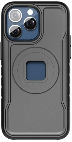 Sincetop Stoßfest/Magnetische Hülle für iPhone 15 Pro Max / 6,7 Zoll – Kompatibel mit MagSafe Magnet-Laden, Passend für alle Sincetop Q-Serie Halterungen wie Fahrrad-, Motorrad-Halterungen usw.