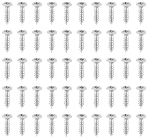 Fangxuee 50x Parts for Scratchplates Pickguard, Silver