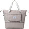 Cocoletti Reisetasche Für Handgepäck 40l, Cocoletti Wasserdicht Faltbare Reisetasche Mit Schuhfach Und Nassfach Für Reisen, Fitness, Alltag (Grau)