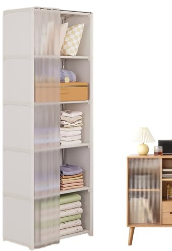 Organizer für Kleidung, tragbarer Kleiderschrank, Schwerlastregal CL, Aufbewahrungsregal für Kleidung, staubdicht, Organizer von ALM