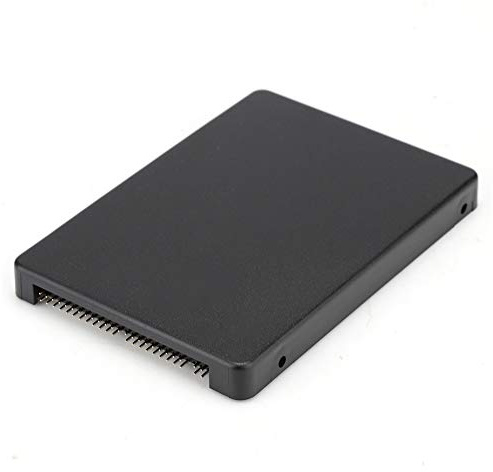 TIKATARER IDE -Festplatte, Festplattenbox MSATA SSD an IDE 2.5 HDD -Gehäuse 2,5 Zoll Pata/Schnittstelle Parallel Port Hard Disk Box (Black)