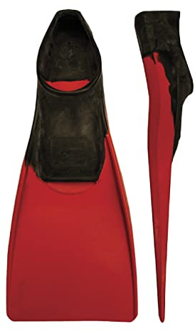 FINIS Kinder Swim Fin Floating, Black/Red, XL-EU 42-44