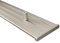Gardinenschiene 3 und 4 läufig aus Aluminium in alu Silber mit Deckenträgern, 200 cm