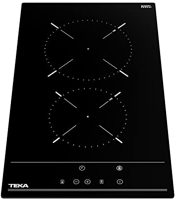 TEKA Placa Vitrocerámica 30 cm, 2 Fuegos, Sistema TouchControl, Esquinas Redondeadas, Control de Calor Residual, Fácil Instalación, Modelo TBC 32010 TTC