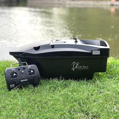 Lake Reaper Carp Fishing Bait Boat in Black