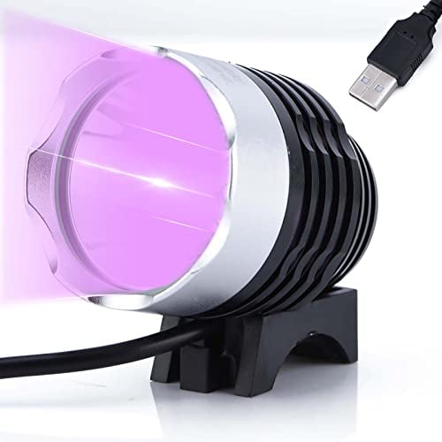 ciciglow 5V 10W USB-betrieben,UV-Taschenlampe Ultraviolette LED für UV-Kleberhärtung,3 Einstellbarer Modus,Reinigungswerkzeug für 3D-Druck-Handy mit Harzhärtung,Reparatur für Haustierurinflecken