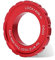 Centerlock Lockring, Centerlock Lock Cover Ring Disc Rotor Lockring Centerlock Rotoren Werkzeug für Fahrrad Mountainbike, Fahrradzubehör (Rot)