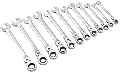 Ratchet Spanner,Spanner Sets 1pc 6-32mm Crv Flexible Ratchet Spanner Combination Head Wrench Adjustable Hand Tools For Car (Size : 30mm)