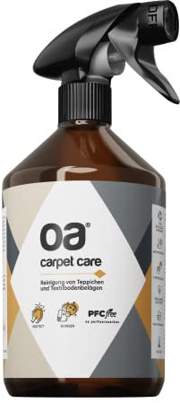 OA Carpet Care Limpiador De Alfombras Y Tejidos Quitamanchas En Spray 500 ml