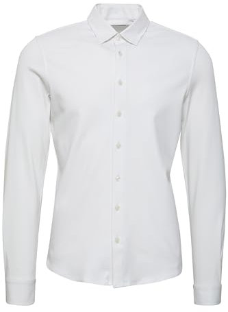 CASUAL FRIDAY - CFArthur LS BU Jersey Shirt - Shirt - 20504841, Größe:XXL, Farbe:Bright White (110601)