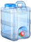 RuiDay 5-22L Reservoir Eau Camping Car,Portable Bidon d'eau avec Poignée,Jerrican Alimentaire avec Robinet,Parfait pour Voyage, Camping, Barbecue, Pêche