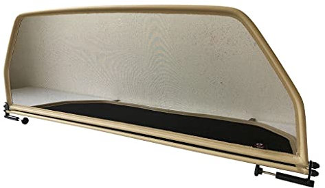 PureWind Windschott kompatibel mit VW Golf 3 Golf 4 Typ 1E7 Baujahr 1993-2002 (Beige) – Windschott Universal mit Schnellverschluss inkl. Tasche