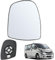 Spiegelglas Heizbar Rechts Kompatibel mit Renault Trafic MK2 / Opel Vivaro A/Nissan Primastar (2001-2014) Spiegelglas Außenspiegel Glas