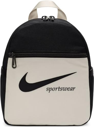 Nike Damen Rucksack W Nsw Futura Mini Bkpk - Plaid, Black/Lt Orewood Brn/Black, FB2859-010, MISC