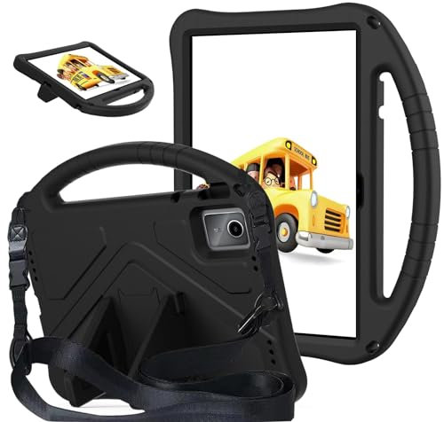 Funda para tablet TCL Tab 10 Gen 2 de 10.4 pulgadas (2023) para niños, duradera, ligera, a prueba de golpes, funda protectora con asa para TCL Tab 10 Gen2 de 10.4 pulgadas (Negro)