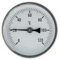 tecuro Bi-Metall Ø 80 mm Anlegethermometer 0-120°C Metallausführung mit Klemmfeder