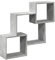 vidaXL Armoire Murale 78x18x71 cm Gris béton Bois d'ingénierie, Armoire Murale Flottante, étagère Murale, vitrine Murale, Meuble TV Mural