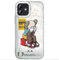OPHK Case for iPhone 11, 3D Silver with Trendy Sneaker Cartoon Design, Street Artwork Bear IMD Laser Shockproof Silicone Protective Cell Phone Back Cover for Boys Girls