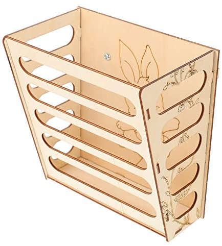 Yardwe Holzfutterspender Heuständer Für Chinchillas Meerschweinchen Hasen Schrägebene Heuspender