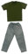 Amagogo 2Pcs 1/6 Action-Figuren Kleidung Set Hosen T Shirts Mode Szene Foto Prop Kinder Geschenke Voller Anzug für 12 männliche Action Figur