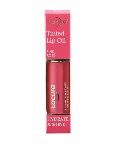 AIdi-Lacura | Tinted Lip Oil - Pink Rose | Hydrate & Shine | 2.9mL