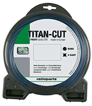 Mähfaden TITAN-CUT 2,5mm 64m Trimmerfaden 4-Kant Nylonfaden
