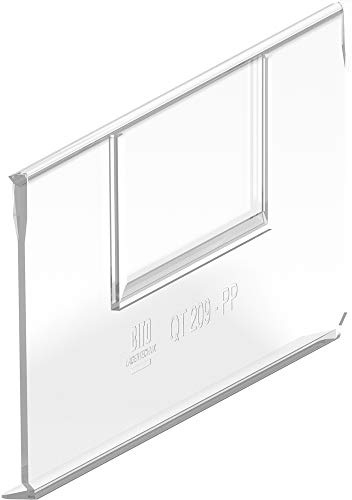 BITO 3-22676 Querteiler für Regalkästen RK, QT1509 Typenbezeichnung, Transparent (10-er Pack)