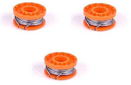Alm 3 X Qualcast Spool & Line To Fit 18V Cordless Grass Trimmer Models & WORX WG150E & WG151E (18v Li-ion) Big Bear BB1152KIT 18V .4cm Diameter