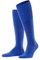 FALKE Herren Kniestrümpfe Airport M Kh Wolle Baumwolle lang einfarbig 1 Paar, Blau Sapphire 6055, 39-40