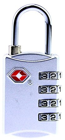 HMILYDYK - Cadenas à combinaison 4 chiffres homologué TSA - Pour valise de voyage, casier de vestiaire